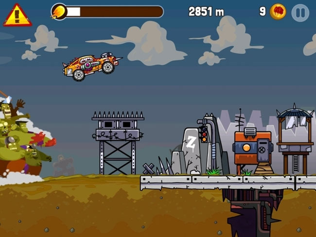 Лучшие зомби игры для Android - гонки Zombie Road Trip - ка пройти