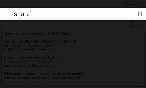 Бесплатные Андроид приложения для ускоренного чтения - обзор - где скачать Spritz