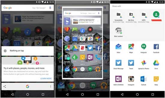 Об Android 6.0 на Lenovo и о том, как сделать скриншот с Google Now on Tap