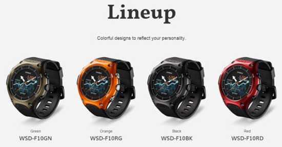 WSD-F10: первые "смарт-G-Shock-и" от Casio [видео]