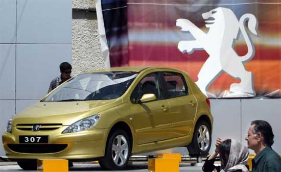 Peugeot инвестирует в иранскую автопромышленность