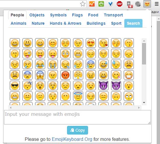 Настоящие emoji в браузере Chrome на Windows ПК: как включить