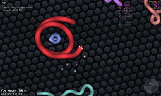 Всех сожру , один останусь: или о том, как в slither io выиграть [видео]