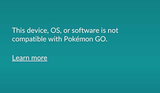 ...not compatible после апдейта Pokemon Go: как решать проблему - #pokemongo