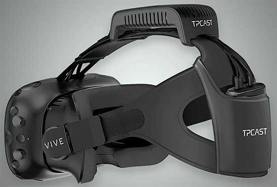 TPCAST - как будет выглядеть беспроводная VR-гарнитура #HTCvive [видео]