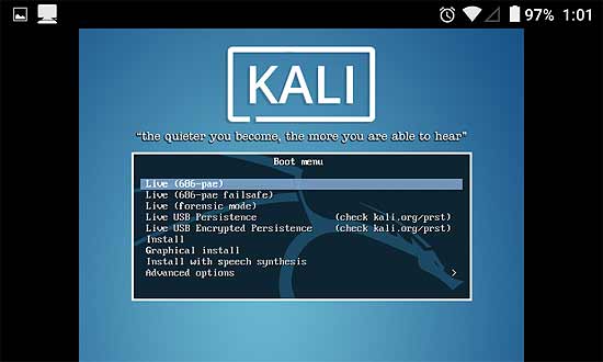 Как установить Kali Linux на #Android-смартфон или планшет без root-а - #KaliLinux