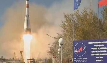 Байконур: старт РКН «Союз-2.1а» с ТГК «Прогресс МС-07» [видео]