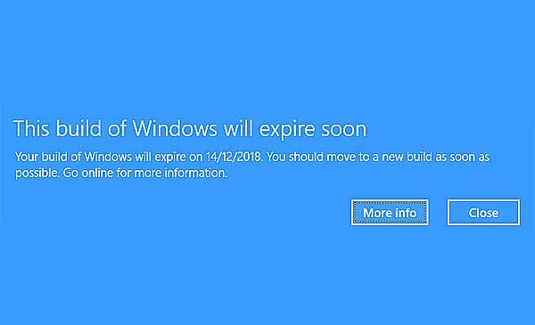 Срок действия сборки Windows скоро истекает: что за баг, и как его устранить?