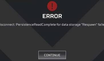 PersistenceReadComplete for data storage “Respawn” failed в Apex-е: что делать?