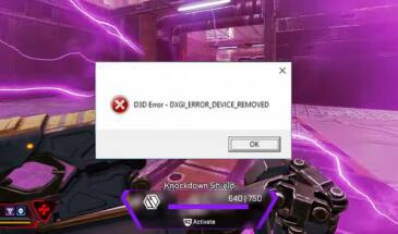 d3d error — dxgi error device removed в Apex Legeds: способ устранения от Respawn