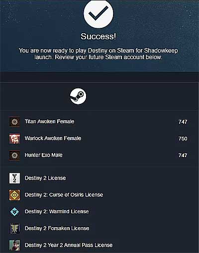 Как перенести Destiny 2 из Battle.net в Steam: подготовка учётки
