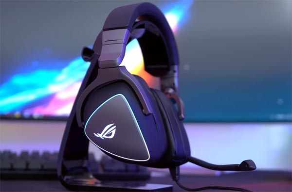 Хорошие игровые наушники для PS5 - Asus ROG Delta