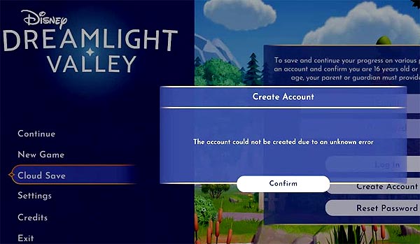 Cloud Save в Disney Dreamlight Valley: что делать, если не работает