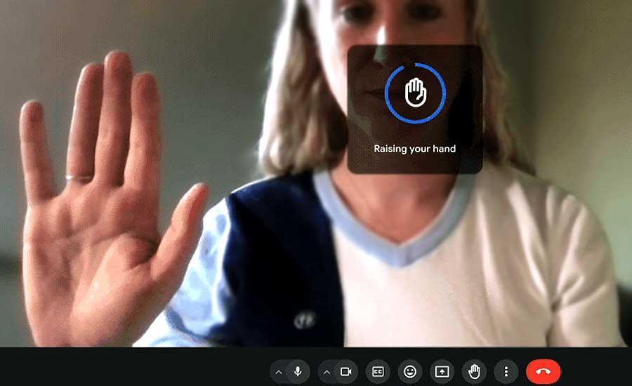 Как сделать, чтобы Google Meet распознавал поднятую руку