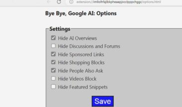 AI Overview: как убрать результаты ИИ-поиска из выдачи Google