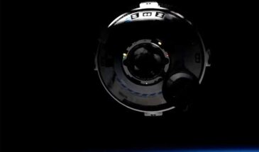 Стыковка пилотируемого Boeing CST-100 Starliner с МКС [видео]