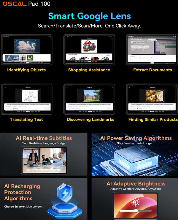 Обзор планшета Oscal Pad 100 - ИИ функции